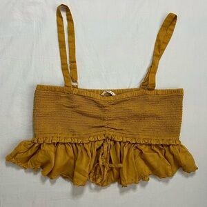 Wilfred La Bohème Dareau Camisole in Mustard Yellow - Size XS